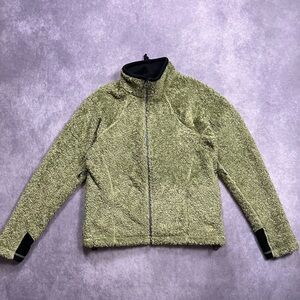Olive Green Fleece Jacket